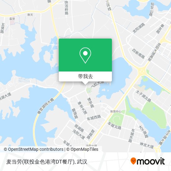 麦当劳(联投金色港湾DT餐厅)地图