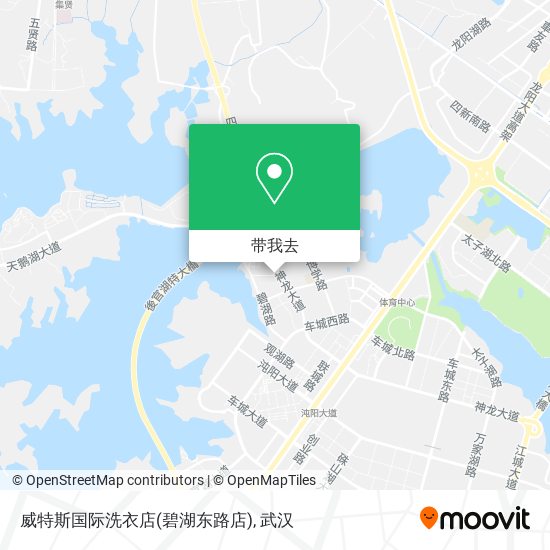 威特斯国际洗衣店(碧湖东路店)地图