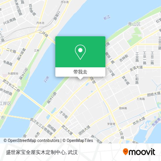 盛世家宝全屋实木定制中心地图