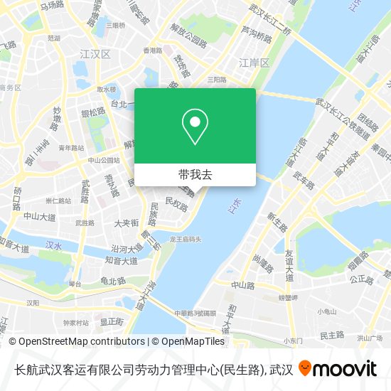 长航武汉客运有限公司劳动力管理中心(民生路)地图