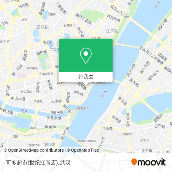 可多超市(世纪江尚店)地图