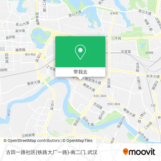 古田一路社区(铁路大厂一路)-南二门地图