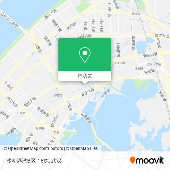 沙湖港湾B区-15栋地图