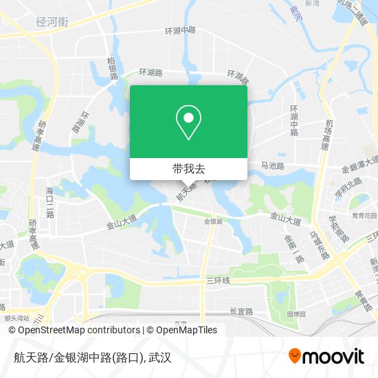 航天路/金银湖中路(路口)地图