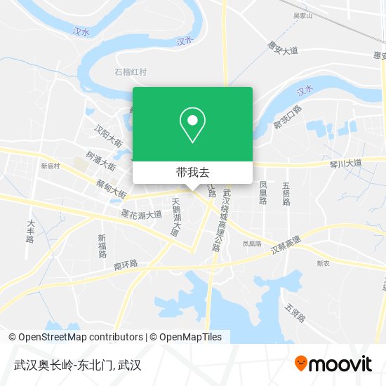 武汉奥长岭-东北门地图