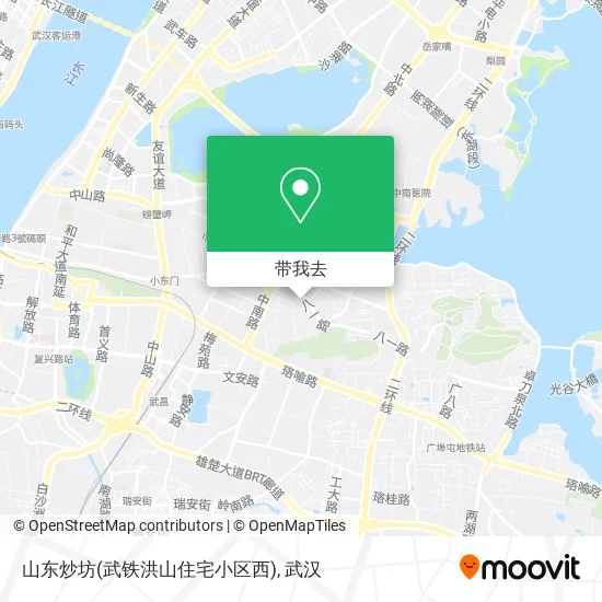 山东炒坊(武铁洪山住宅小区西)地图
