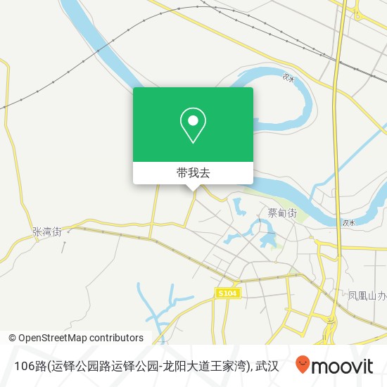 106路(运铎公园路运铎公园-龙阳大道王家湾)地图