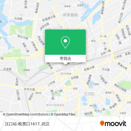 汉口站-检票口1617地图