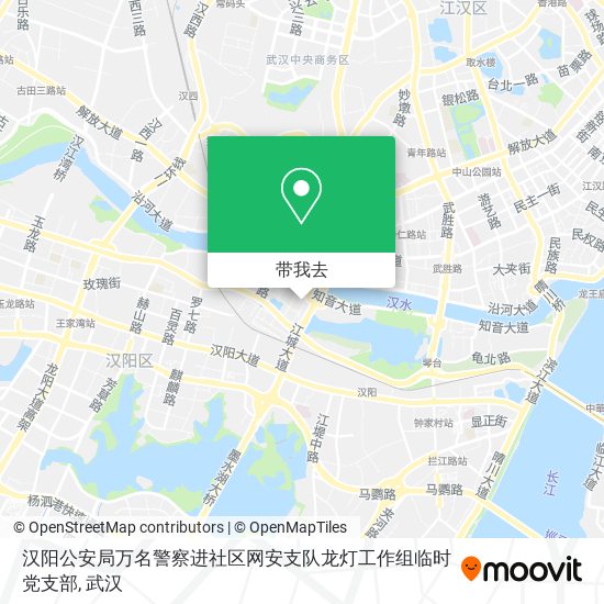 汉阳公安局万名警察进社区网安支队龙灯工作组临时党支部地图