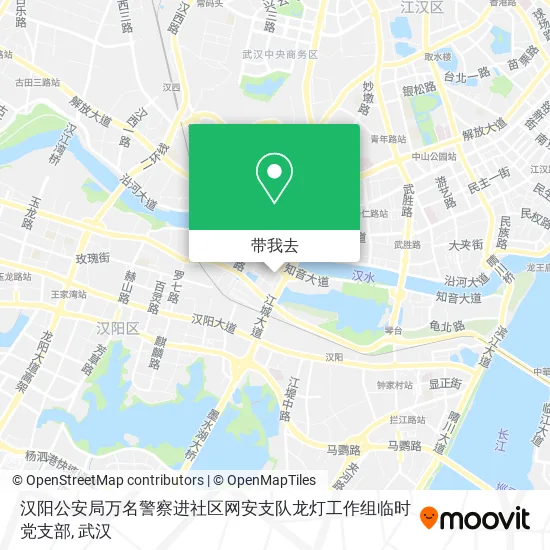 汉阳公安局万名警察进社区网安支队龙灯工作组临时党支部地图