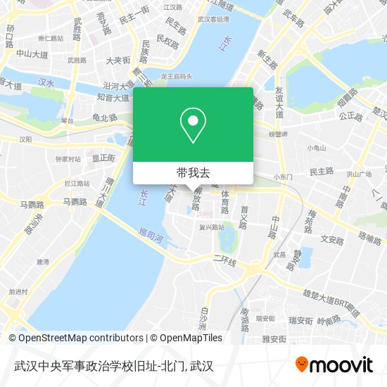 武汉中央军事政治学校旧址-北门地图