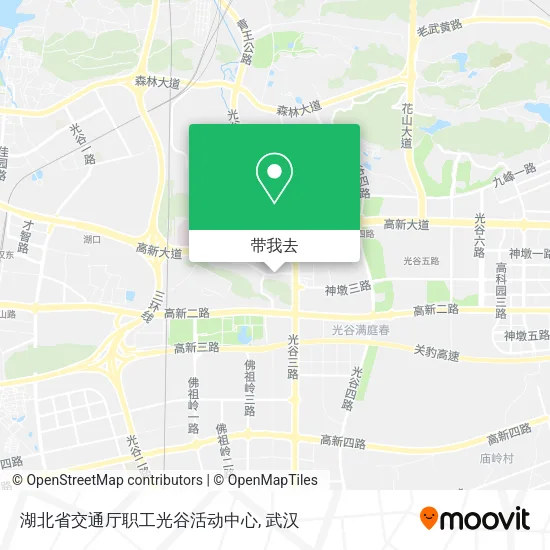 湖北省交通厅职工光谷活动中心地图