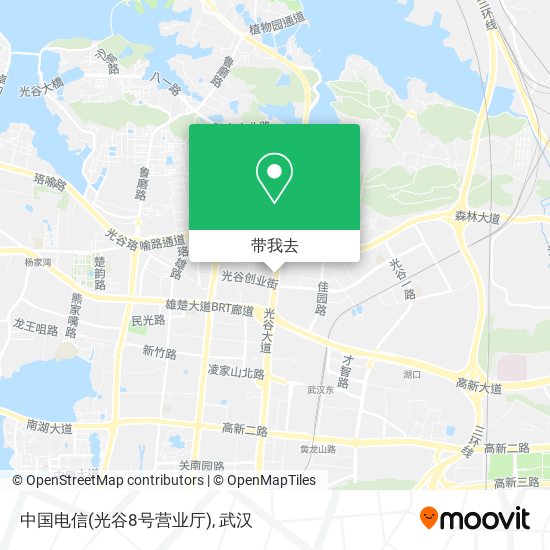 中国电信(光谷8号营业厅)地图