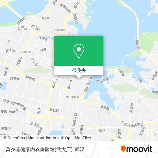 莫夕菲健康内衣体验馆(武大店)地图