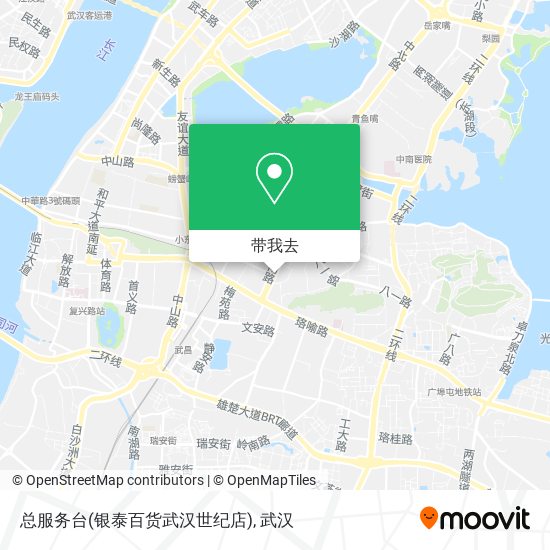 总服务台(银泰百货武汉世纪店)地图