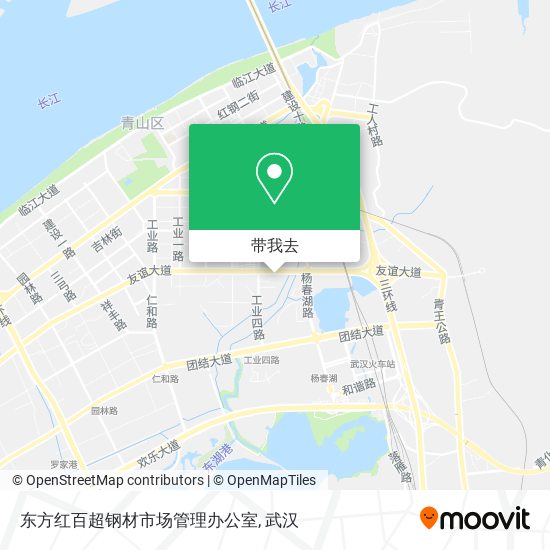 东方红百超钢材市场管理办公室地图