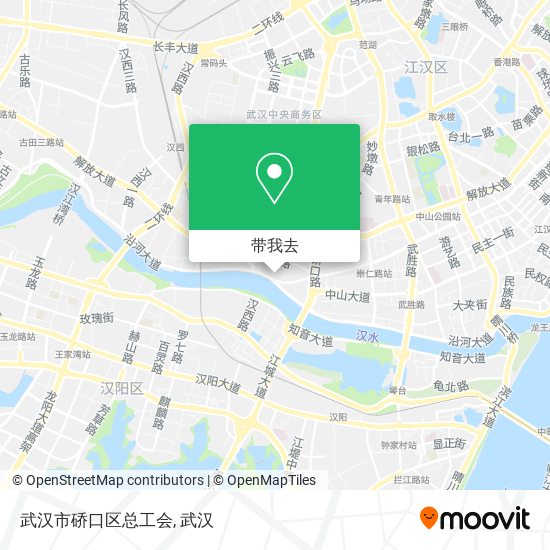 武汉市硚口区总工会地图