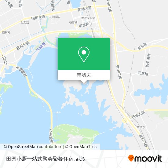 田园小厨一站式聚会聚餐住宿地图