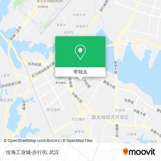 佳海工业城-步行街地图
