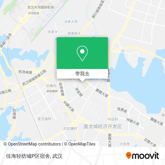 佳海轻纺城P区宿舍地图