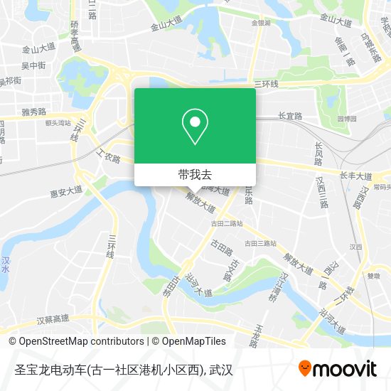 圣宝龙电动车(古一社区港机小区西)地图