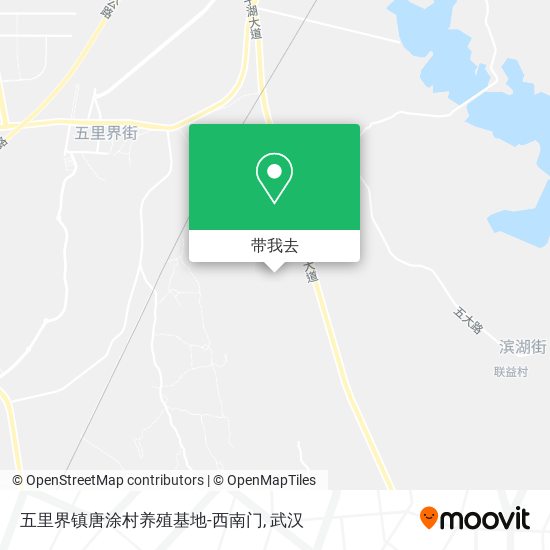 五里界镇唐涂村养殖基地-西南门地图