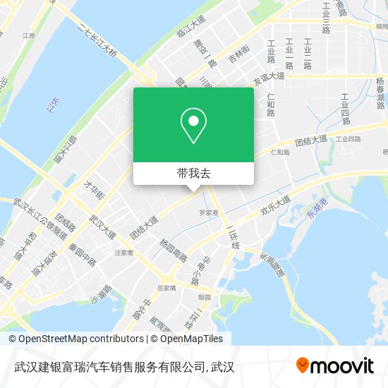 武汉建银富瑞汽车销售服务有限公司地图