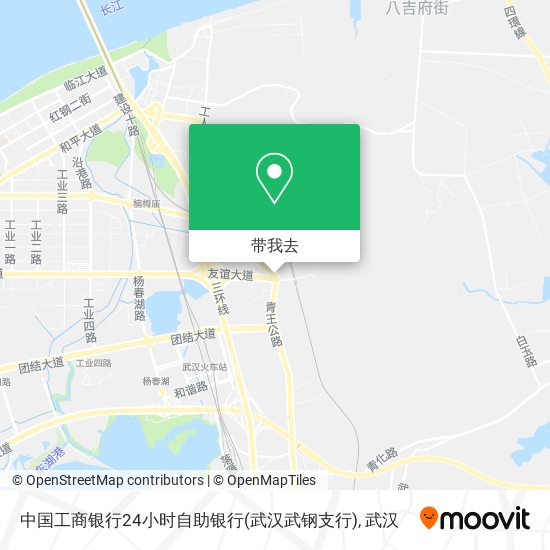 中国工商银行24小时自助银行(武汉武钢支行)地图