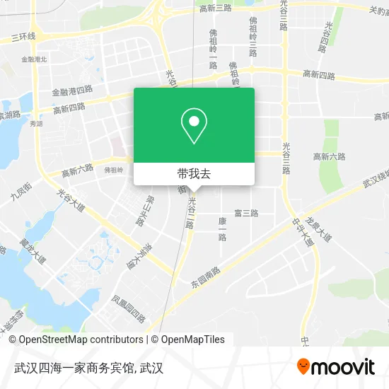 武汉四海一家商务宾馆地图