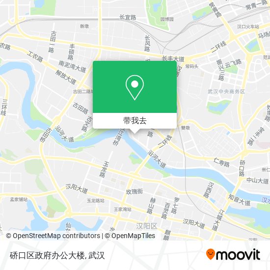 硚口区政府办公大楼地图