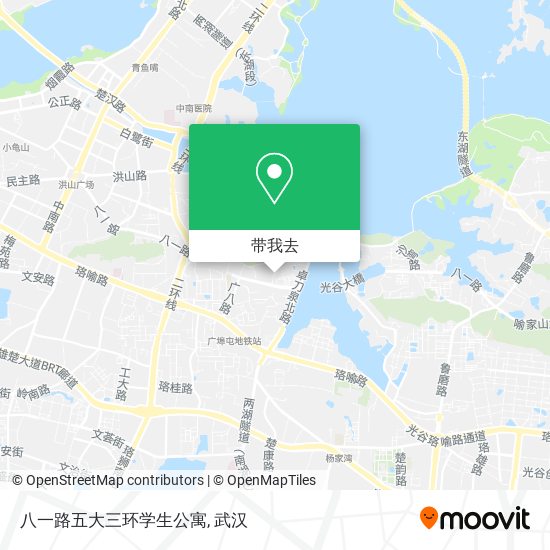 八一路五大三环学生公寓地图