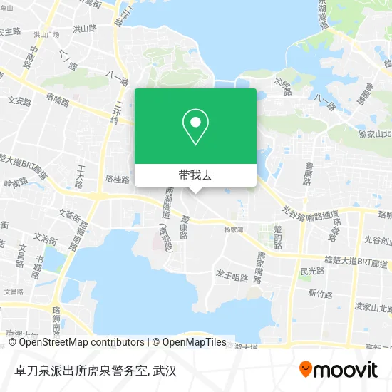 卓刀泉派出所虎泉警务室地图