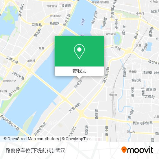 路侧停车位(下堤前街)地图