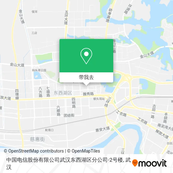 中国电信股份有限公司武汉东西湖区分公司-2号楼地图