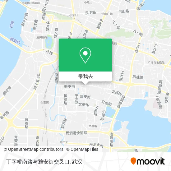 丁字桥南路与雅安街交叉口地图