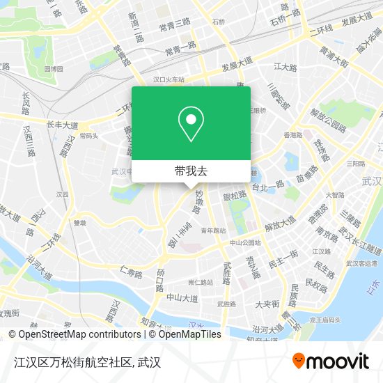 江汉区万松街航空社区地图