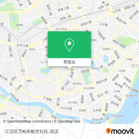 江汉区万松街航空社区地图