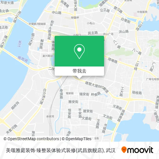 美颂雅庭装饰·臻整装体验式装修(武昌旗舰店)地图
