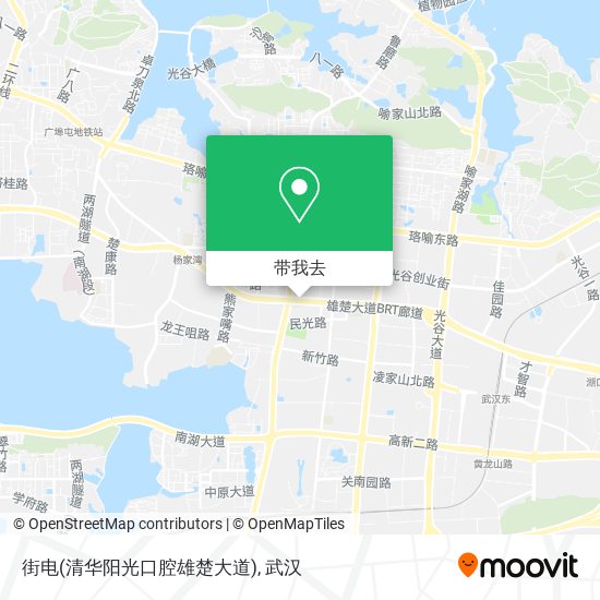 街电(清华阳光口腔雄楚大道)地图