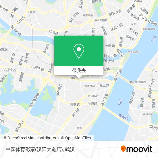 中国体育彩票(汉阳大道店)地图