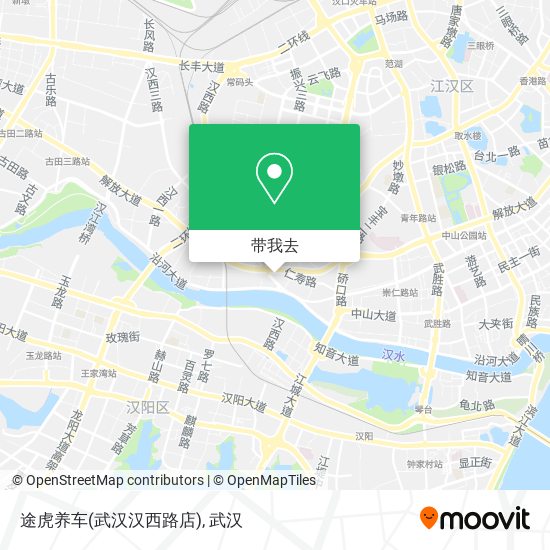 途虎养车(武汉汉西路店)地图