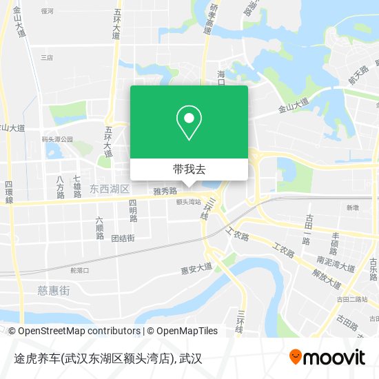 途虎养车(武汉东湖区额头湾店)地图