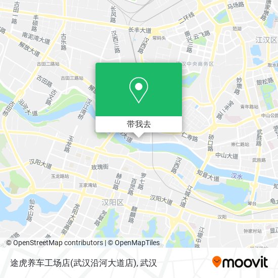 途虎养车工场店(武汉沿河大道店)地图