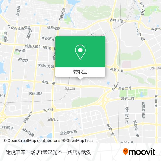 途虎养车工场店(武汉光谷一路店)地图