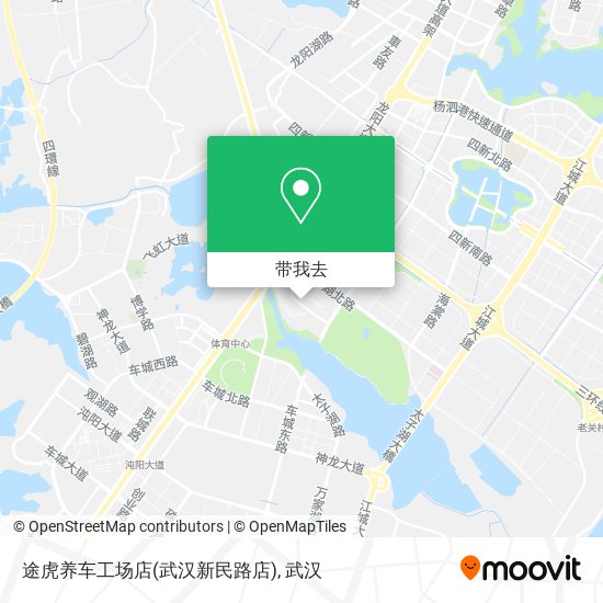 途虎养车工场店(武汉新民路店)地图