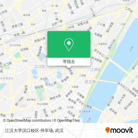 江汉大学汉口校区-停车场地图