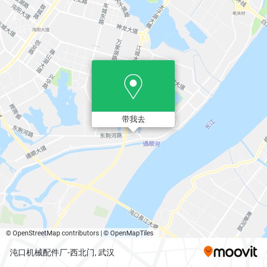 沌口机械配件厂-西北门地图