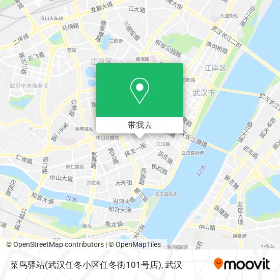 菜鸟驿站(武汉任冬小区任冬街101号店)地图
