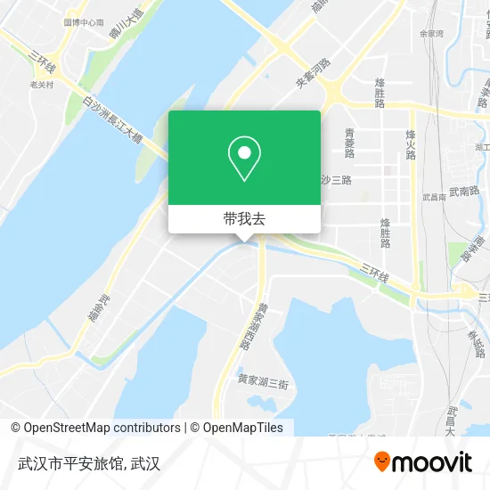 武汉市平安旅馆地图