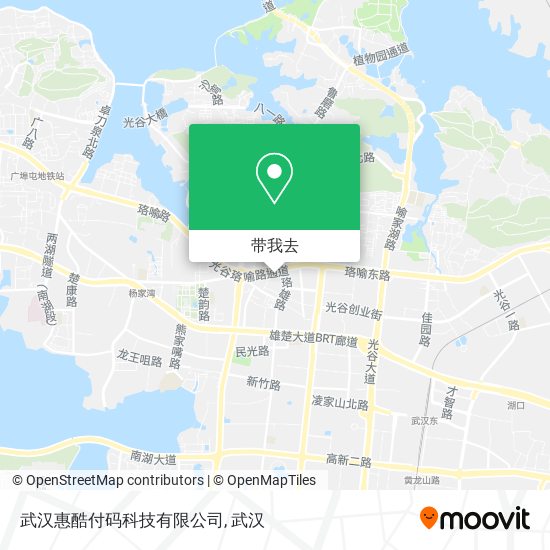 武汉惠酷付码科技有限公司地图